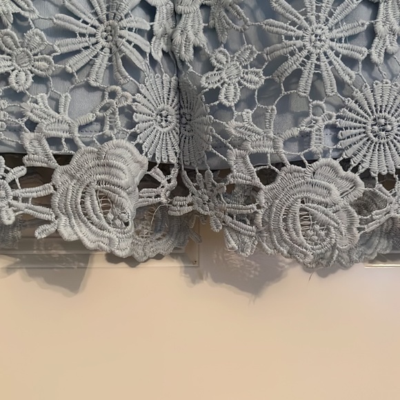 Lulus Romance Language Light Blue Backless Lace Dress - Picture 7 of 9